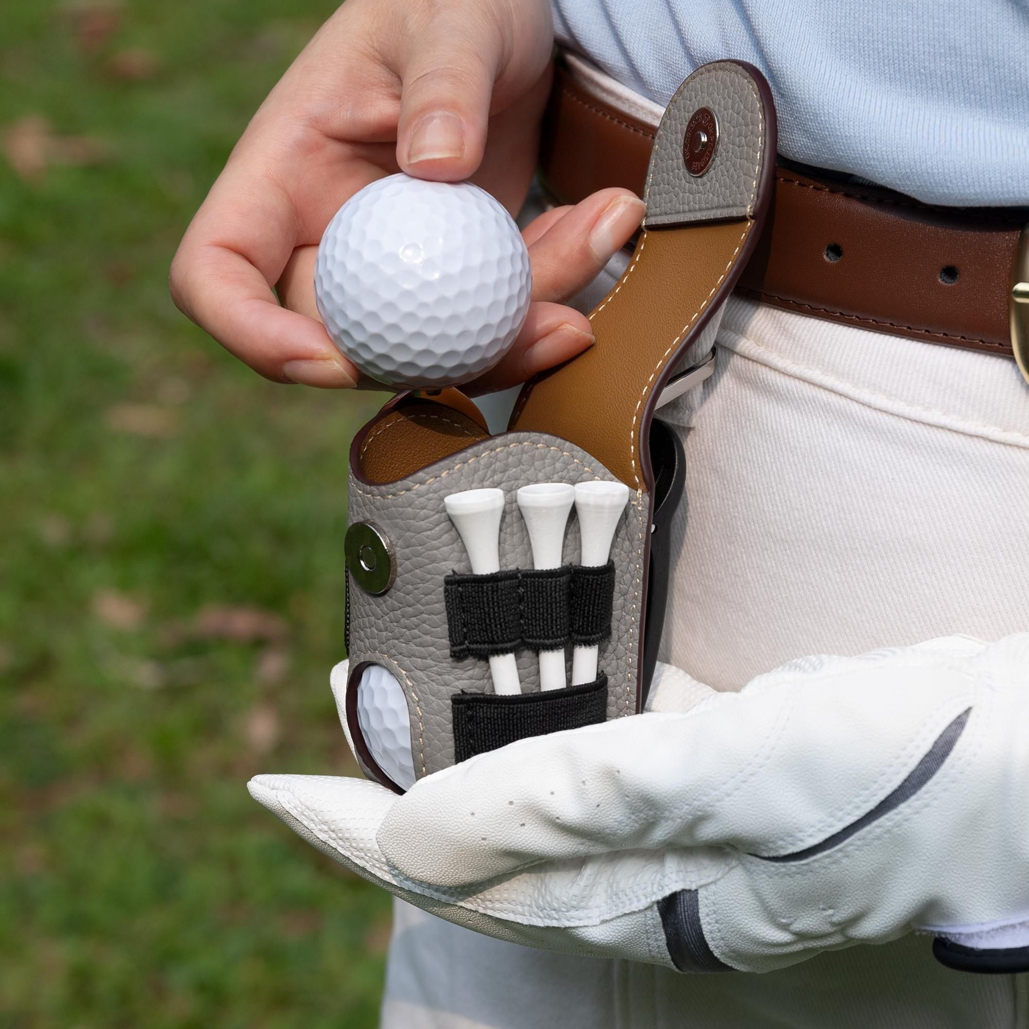 ゴルフボールケース | ティー・グリーンフォーク付き - COGURE