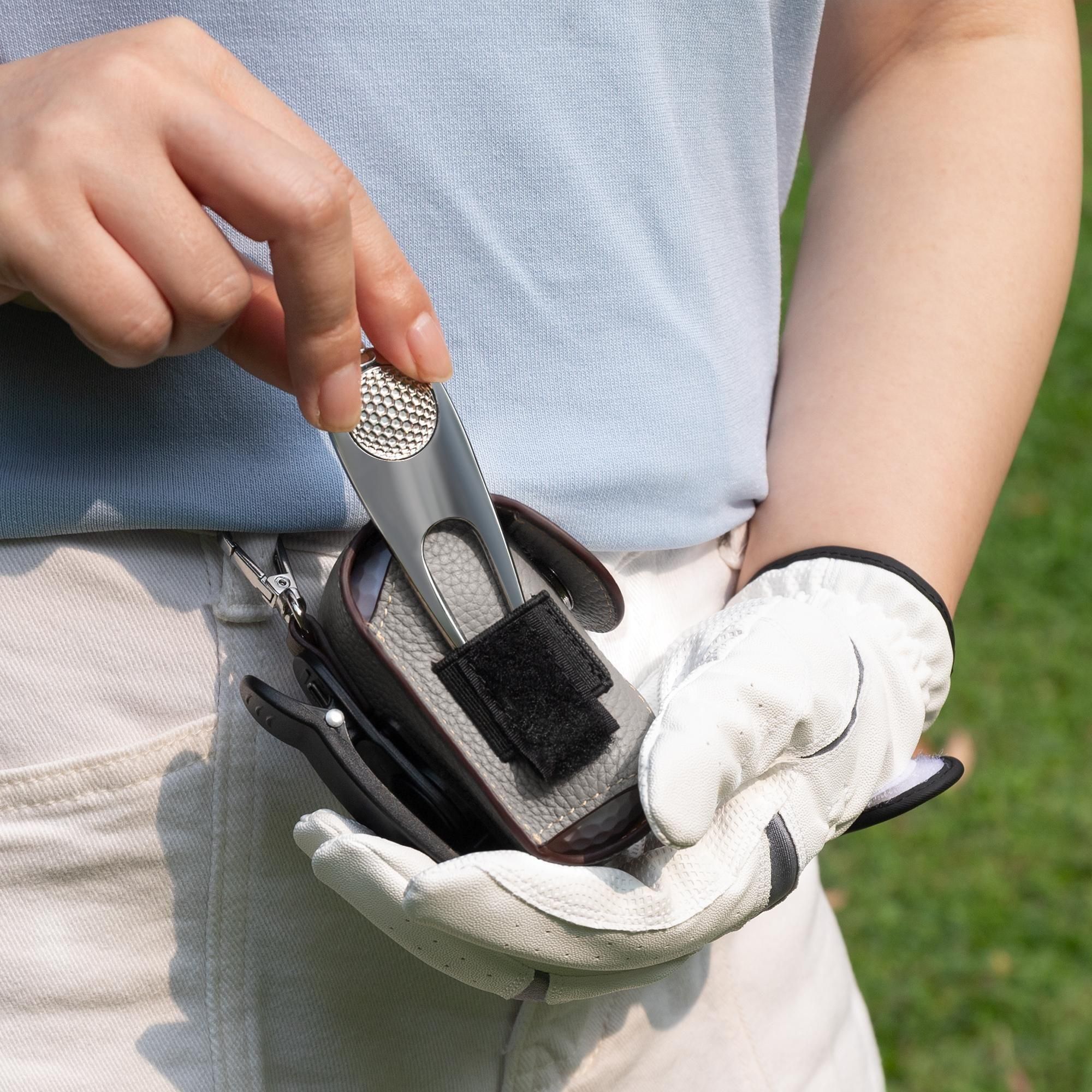 ゴルフボールケース | ティー・グリーンフォーク付き - COGURE