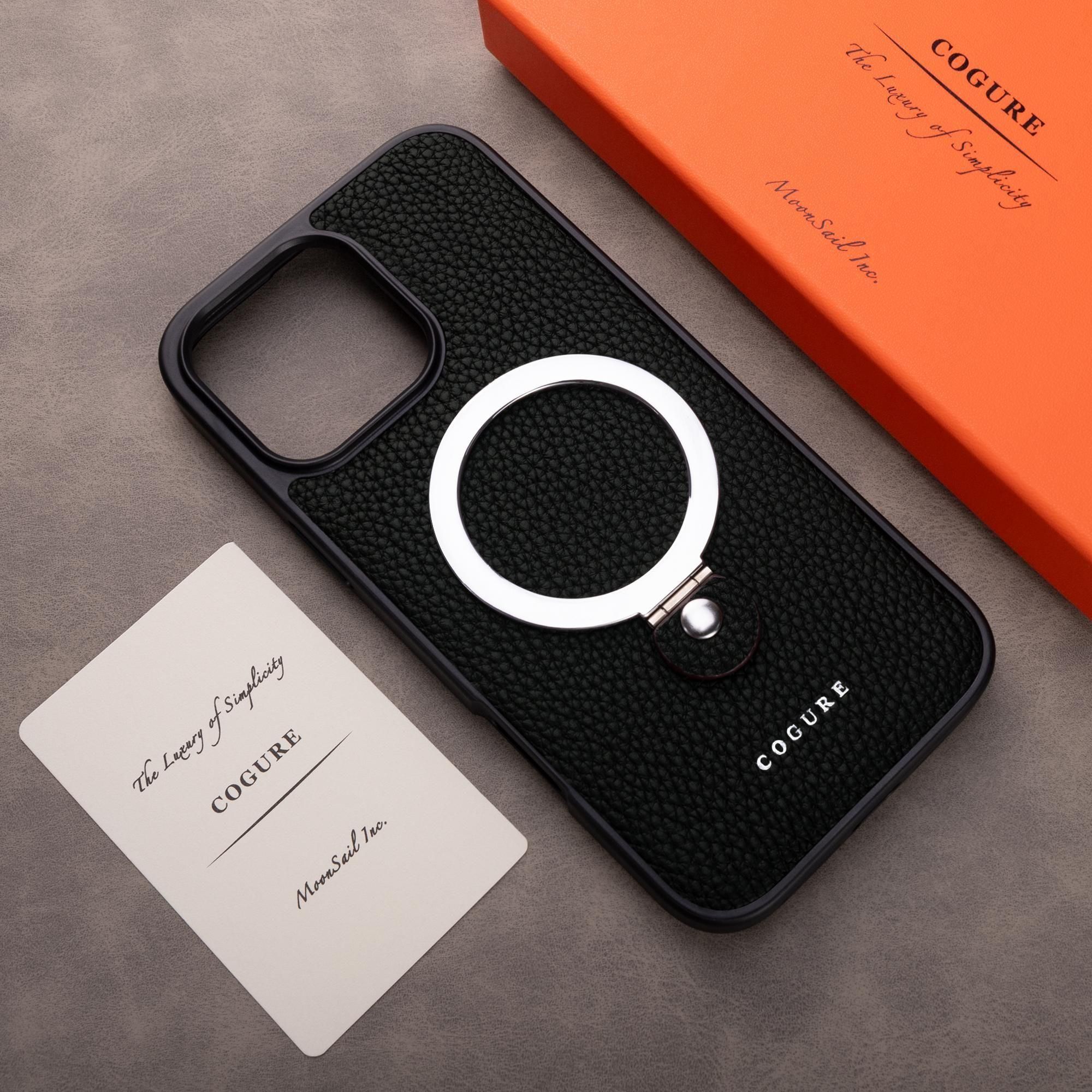 iPhone 15 Plus ケース | 本革・スタンド付き - COGUREオンラインショップ