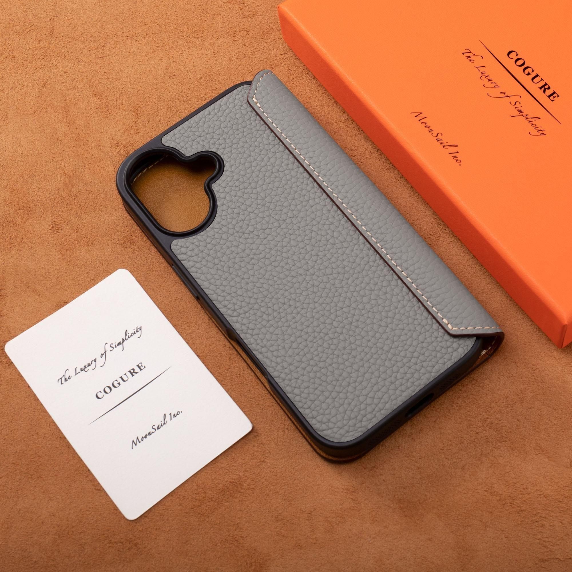 iPhone 17 Pro 本革手帳型ケース | - COGPH