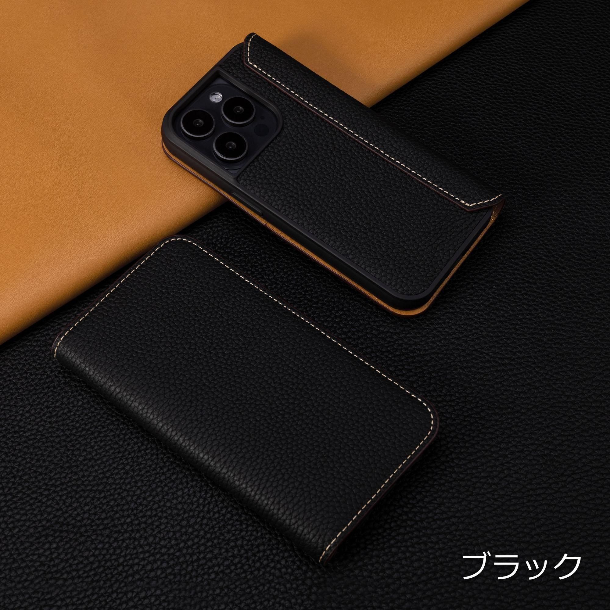 iPhone 17 Pro シュリンクレザー手帳型ケース　新品未開封　ブラック iPhone 17 Pro シュリンクレザー手帳型ケース 新品未使用未開封