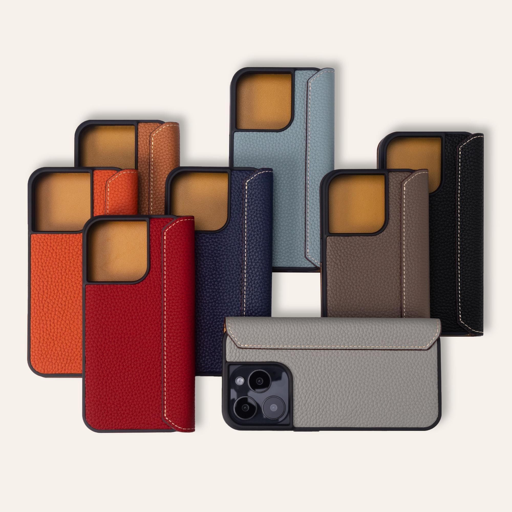 iPhone 17 Pro シュリンクレザー手帳型ケース　新品未開封　ブラック iPhone 17 Pro シュリンクレザー手帳型ケース 新品未使用未開封