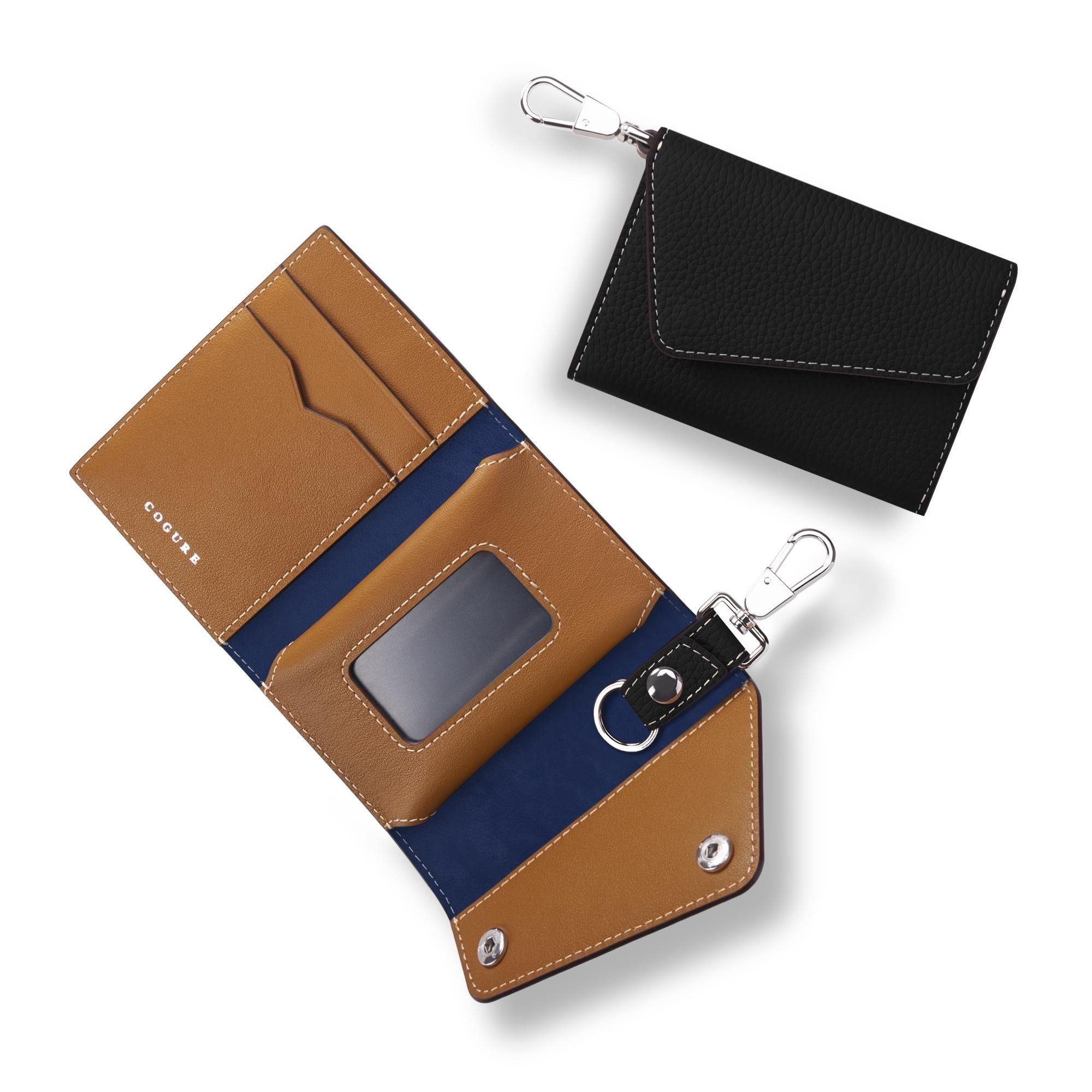 本革 スマートキーケース カード3枚・キーリング付き｜COGURE | COGURE