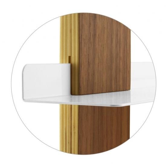 0901:家具・イマン好き!エレガントで大人な壁掛けオリジナル棚 新品