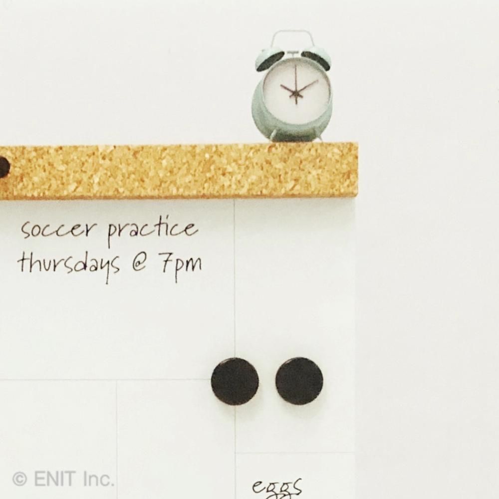 ENIT Inc. ： ホワイトボード コルクボード おしゃれ 壁掛け ガラス製