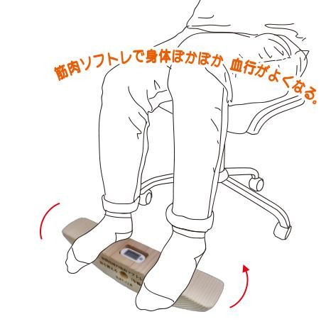 杉間伐材の健康グッズ 年輪の力 筋肉ソフトレ1 - 生活アート工房
