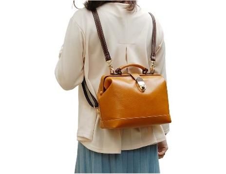 美品　ダレスバッグ　ビジネスバッグ　リーブス　LEAVES LEAF ブラウン Foglia（フォーリア） ビジネスバッグ｜Leaves革鞄店の公式