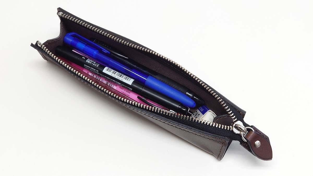Foglia(フォーリア) Leaves革鞄店 オンラインストア - ヌメ革ペンケース ZK-505