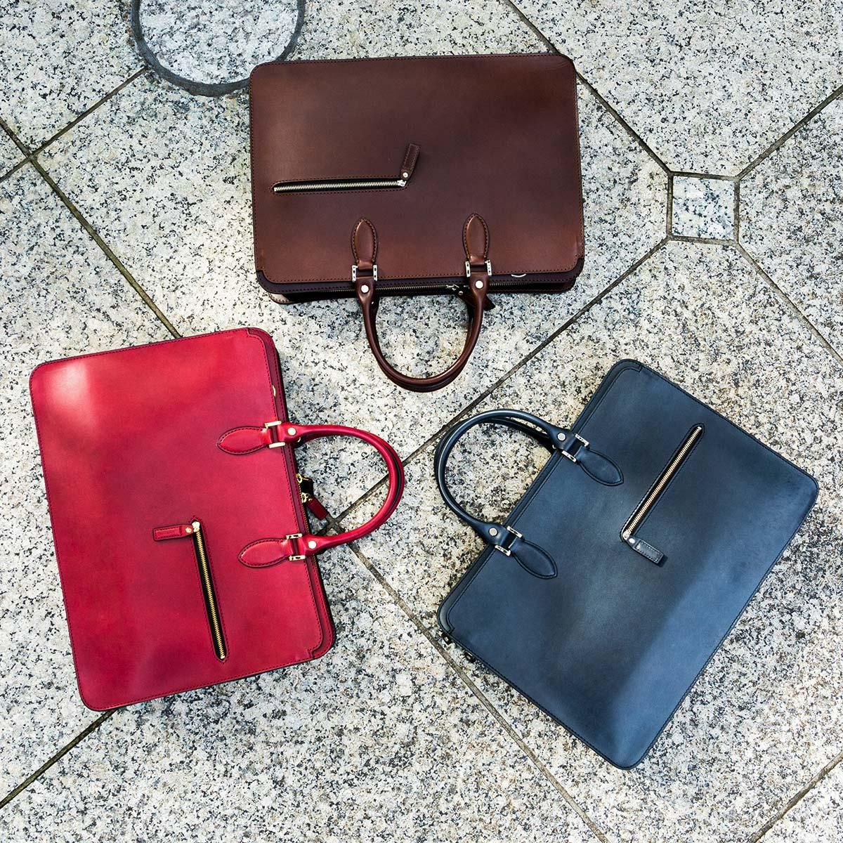 Foglia オイルレザー A4サイズ ビジネスバッグ　本革 Foglia(フォーリア) Leaves革鞄店 オンラインストア - オイル