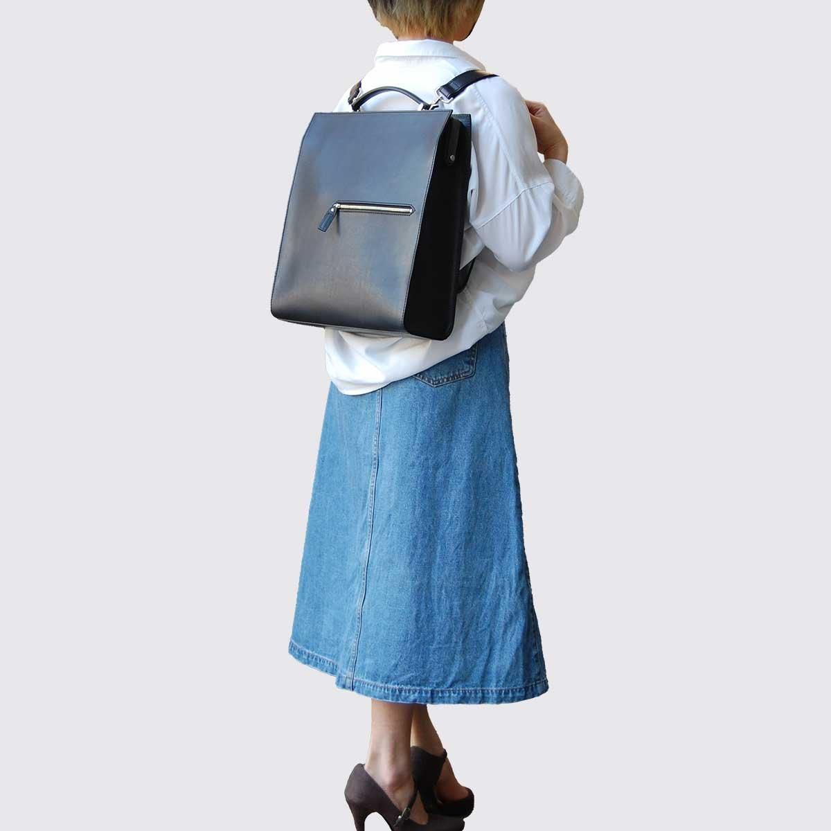Foglia A4縦型ビジネスリュック - Leaves革鞄店 オンラインショップ