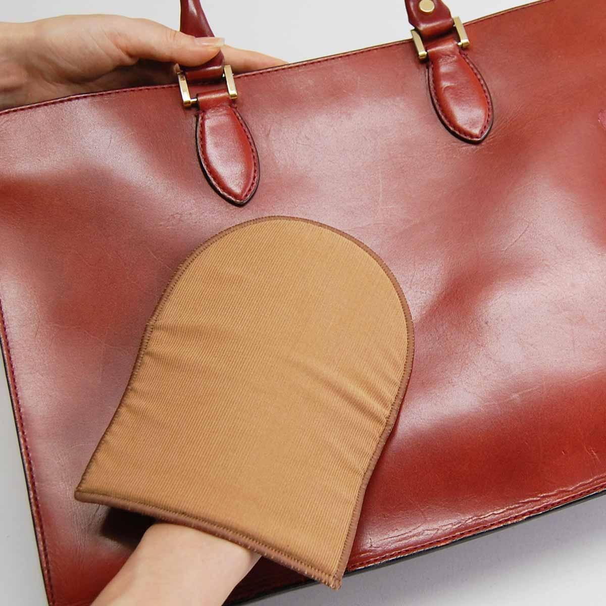 初めての革お手入れセット 試し塗り用革付き - Leaves革鞄店