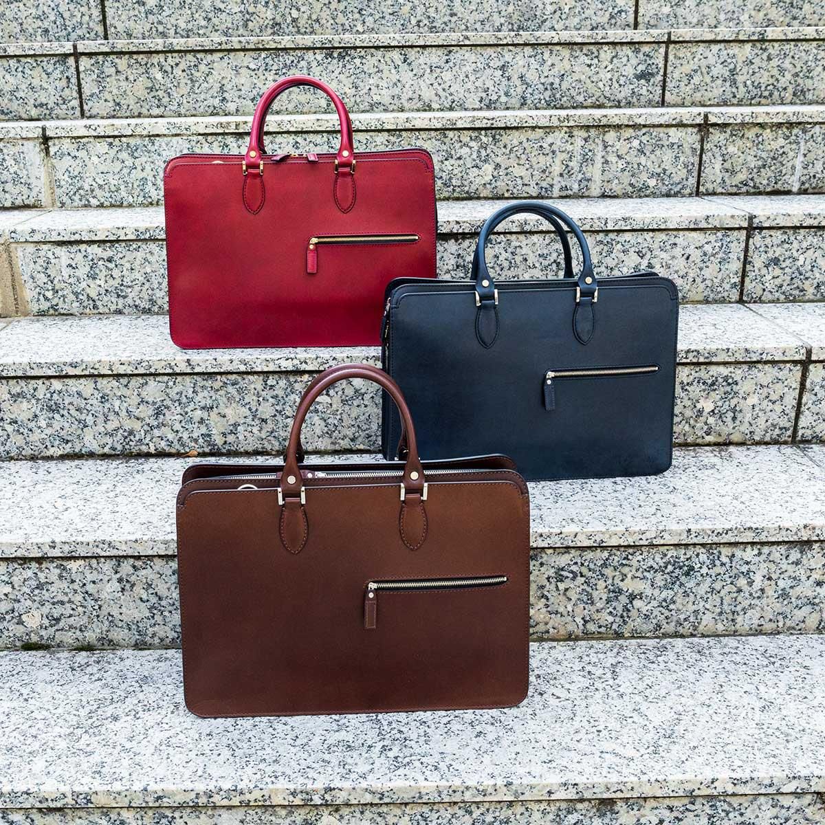 本革ビジネスバッグ　フィレンツェにて購入 Foglia(フォーリア) Leaves革鞄店 オンラインストア-A4ビジネス