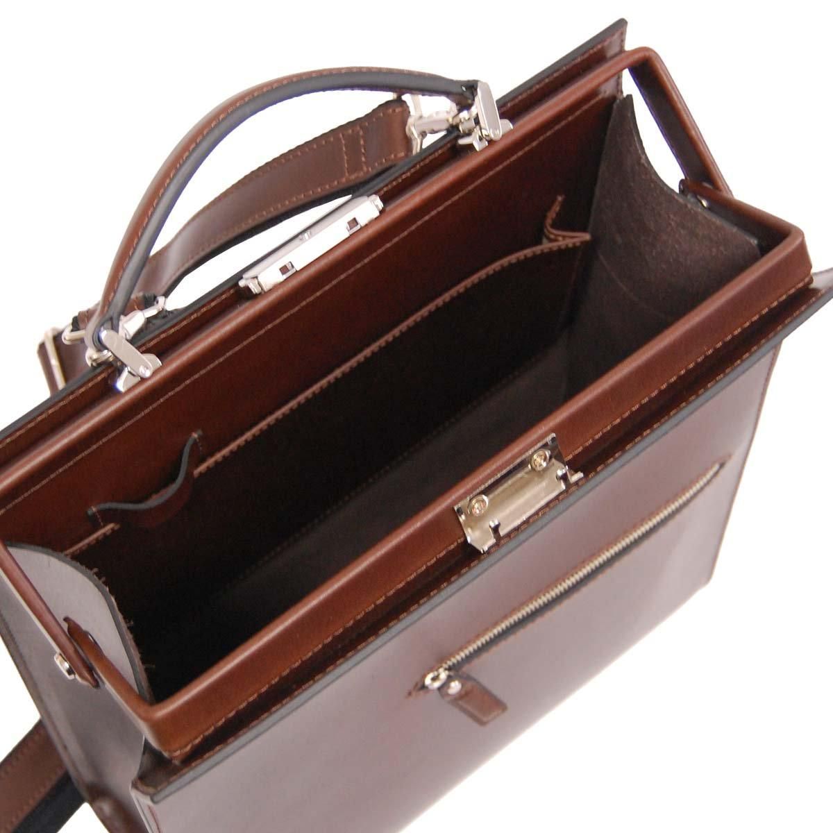 【新品未使用】Foglia A4縦型ビジネスリュック ZK-516 DBR Foglia(フォーリア) Leaves革鞄店 オンラインストア - A4縦型ビジネス