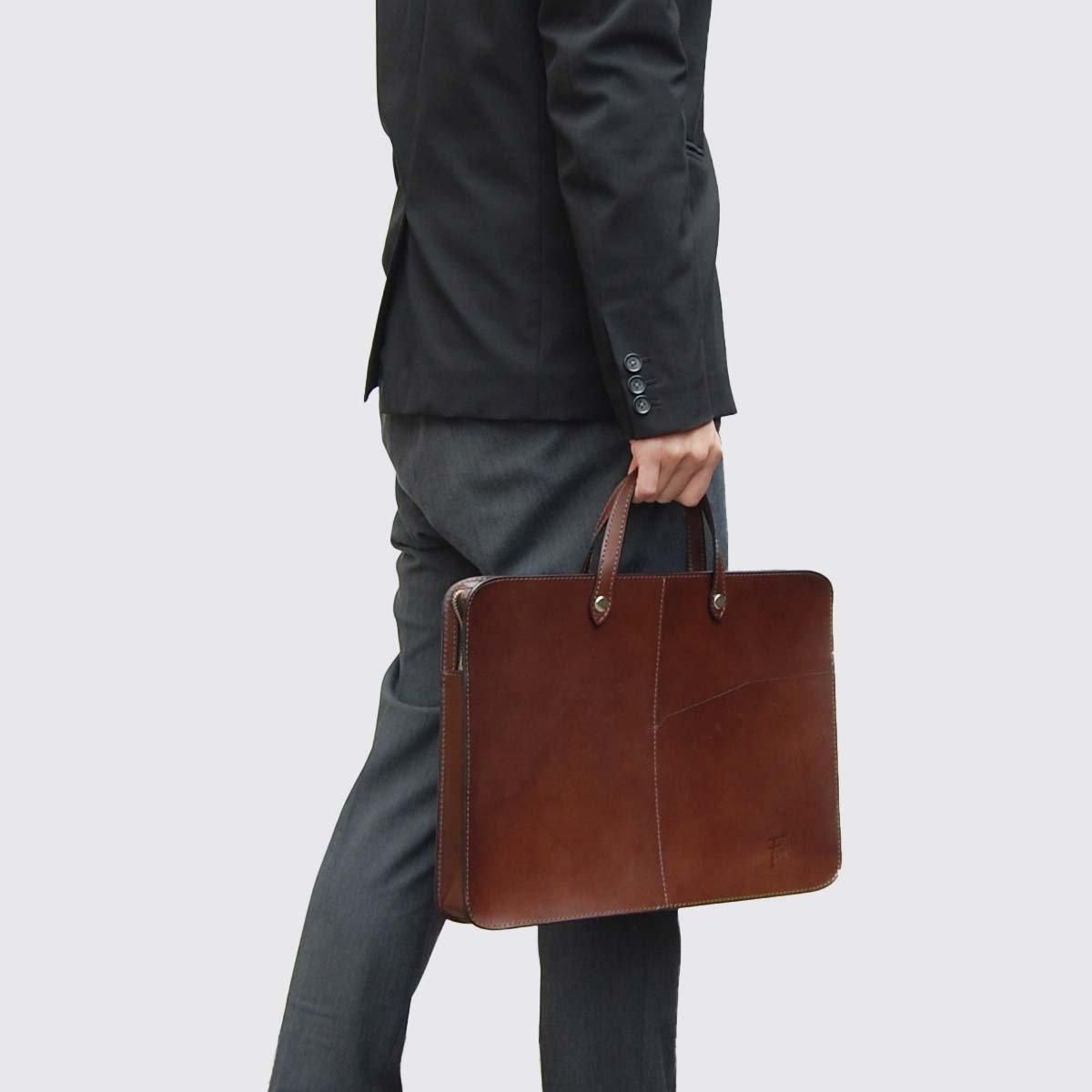 Foglia(フォーリア) Leaves革鞄店 オンラインストア - ヌメ革A4 Foglia(フォーリア) Leaves革鞄店 オンラインストア - ヌメ革A4