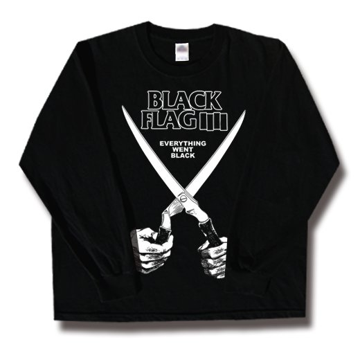 Black Flag / ブラック・フラッグ - Everything Went Black. ロングスリーブTシャツ【お取寄せ】