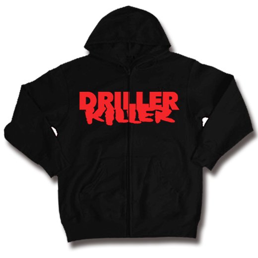 Driller Killer / ドリラー・キラー - Logo. ジップアップパーカー【お取寄せ】