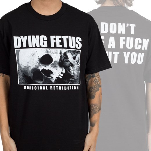 Dying Fetus / ダイイング・フィータス - Homicidal Retribution. Tシャツ【お取寄せ】