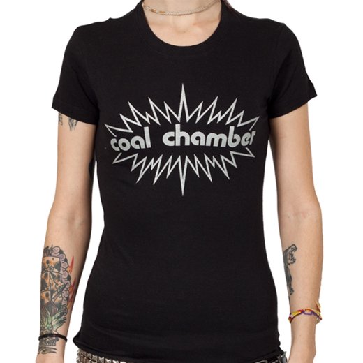 Coal Chamber / コール・チェンバー - Burst Logo. レディースTシャツ【お取寄せ】