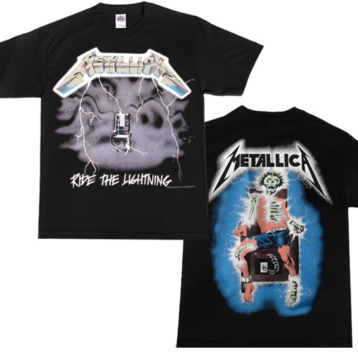 Metallica / メタリカ - Ride The Lightning. Tシャツ【お取寄せ】