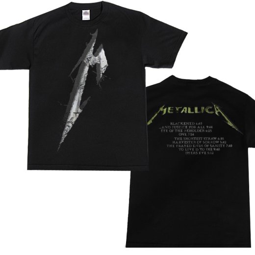 Metallica / メタリカ - Justice M. Tシャツ【お取寄せ】