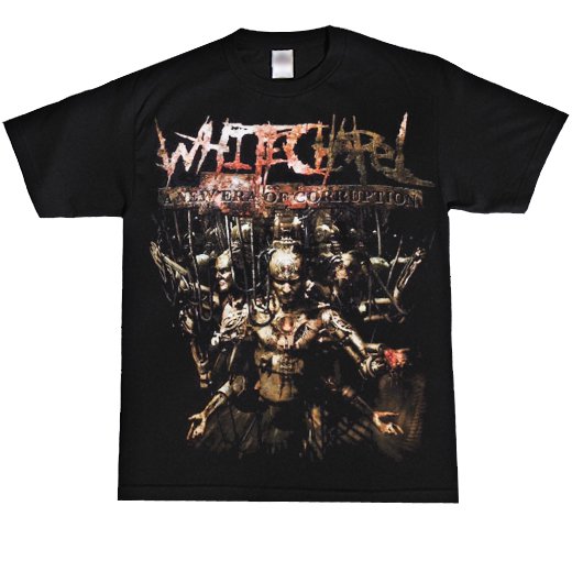 Whitechapel / ホワイトチャペル - A New Era Of Corruption. Tシャツ 通販 -  エクストリームメタルＴシャツ専門店 BLACK-TEETH 【ブラックティース】