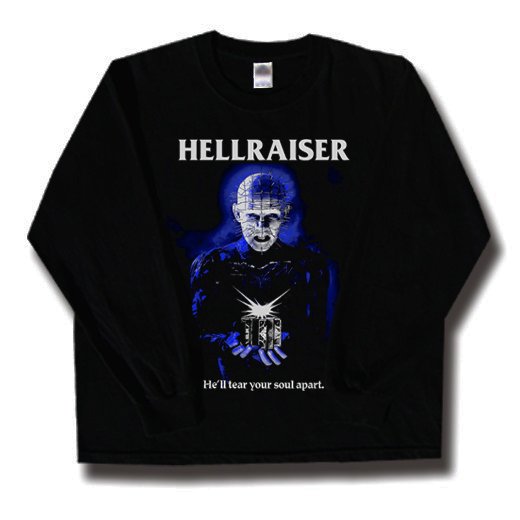 Hellraiser / ヘルレイザー - Pinhead. ロングTシャツ 通販 - エクストリームメタルＴシャツ専門店 BLACK-TEETH  【ブラックティース】
