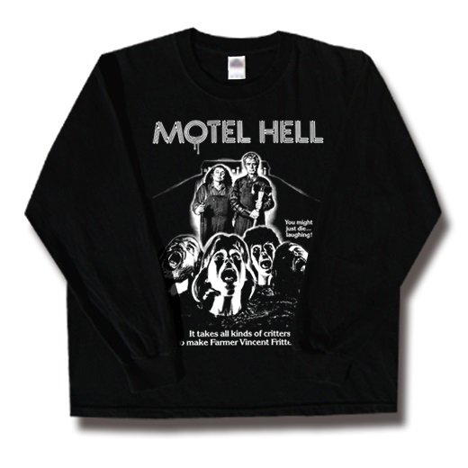 <img class='new_mark_img1' src='https://img.shop-pro.jp/img/new/icons1.gif' style='border:none;display:inline;margin:0px;padding:0px;width:auto;' />Motel Hell / 地獄のモーテル. ロングスリーブTシャツ【お取寄せ】