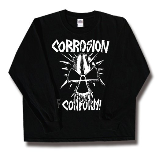 Corrosion Of Conformity / コロージョン・オブ・コンフォーミティ - Skull. ロングスリーブTシャツ【お取寄せ】