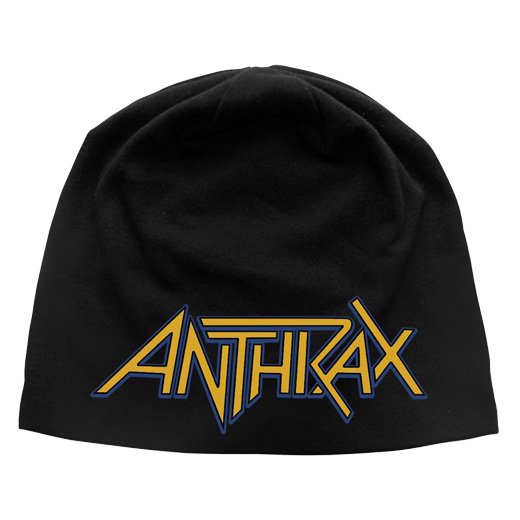 Anthrax / アンスラックス - Logo. ライトニットキャップ【お取寄せ】