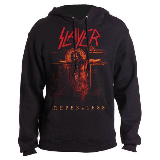 <img class='new_mark_img1' src='https://img.shop-pro.jp/img/new/icons1.gif' style='border:none;display:inline;margin:0px;padding:0px;width:auto;' />Slayer / スレイヤー - Repentless Crucifix. パーカー【お取寄せ】