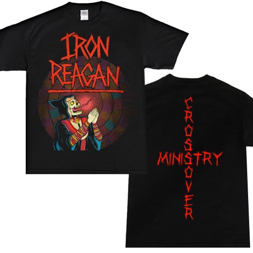 Iron Reagan / アイアン・レーガン - Crossover Ministry. Tシャツ【お取寄せ】