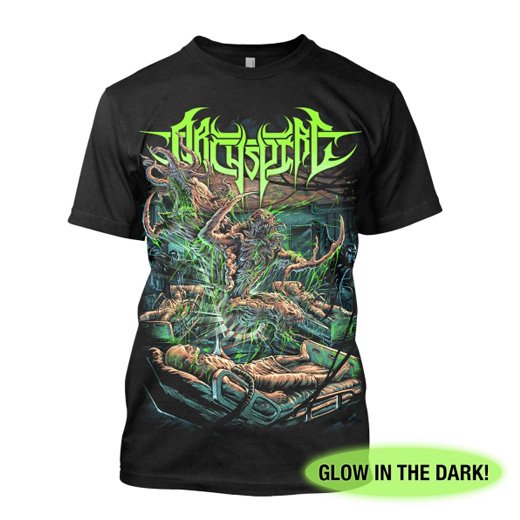 Archspire /  アークスパイア - Lab Monsters Glow. Tシャツ【お取寄せ】