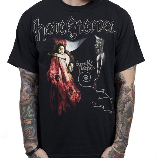 Hate Eternal / ヘイト・エターナル - Fury And Flames. Tシャツ【お取寄せ】