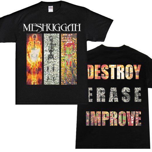 Meshuggah / メシュガー - Destroy Erase Improve. Tシャツ【お取寄せ】