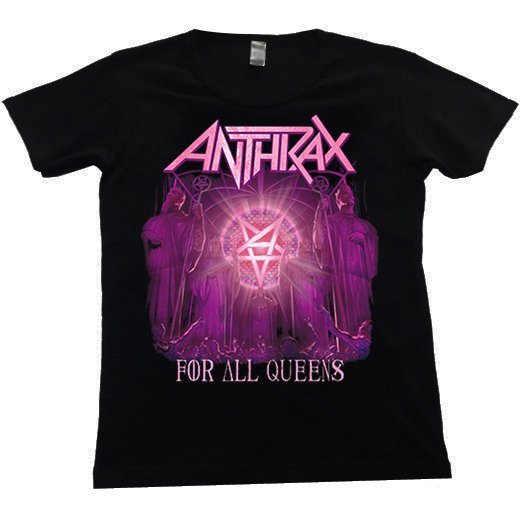 【即納商品】Anthrax / アンスラックス - For All Queens. レディースTシャツ（XLサイズ）