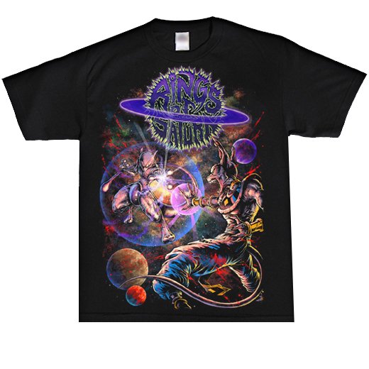 Rings Of Saturn - Legendary Warriors. Tシャツ 通販 - エクストリームメタルＴシャツ専門店  BLACK-TEETH 【ブラックティース】