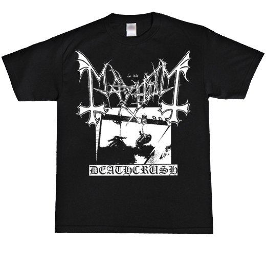 Mayhem - Deathcrush Tシャツ 通販 - エクストリームメタルＴシャツ専門店 BLACK-TEETH【ブラックティース】
