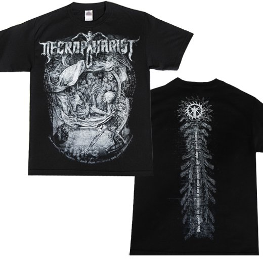 【即納商品】Necrophagist / ネクロファジスト - Mors. Tシャツ（Lサイズ）
