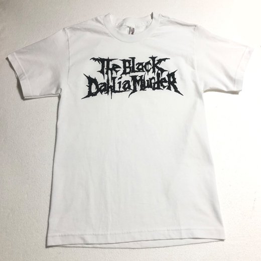 【即納商品】The Black Dahlia Murder / ザ・ブラック・ダリア・マーダー - Classic Logo (White x Black). Tシャツ（Sサイズ）