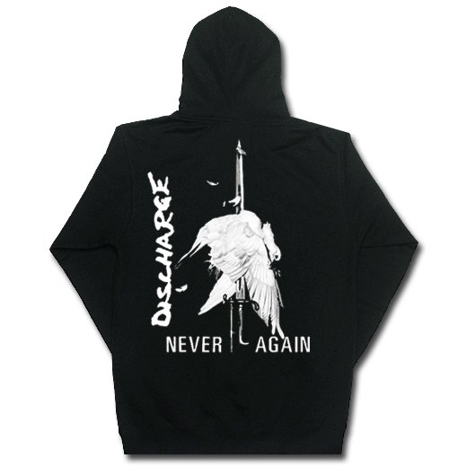 Discharge - Never Again. パーカー 通販 - エクストリームメタルＴシャツ専門店 BLACK-TEETH 【ブラックティース】