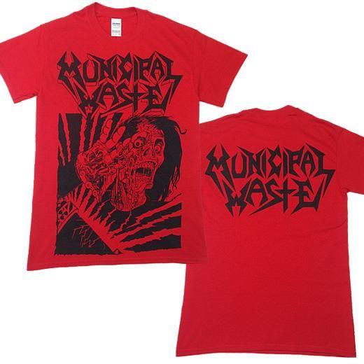 ¨ǼʡMunicipal Waste / ߥ˥ѥ롦 - Skelbot (Red). TġL