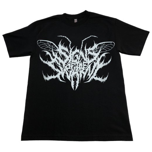 【即納商品】Signs of the Swarm / サインズ・オブ・ザ・スワーム - Logo (Black). Tシャツ（Lサイズ）