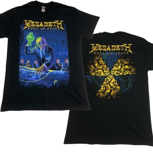 【即納商品】Megadeth / メガデス - Rust in Peace 30th Anniversary. Tシャツ（XLサイズ）