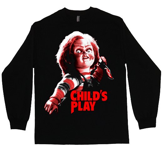 【即納商品】Child's Play / チャイルド・プレイ - Chucky. ロングスリーブTシャツ（XXLサイズ）