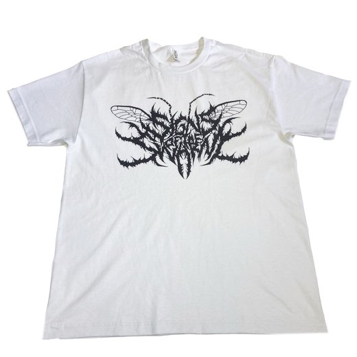 【即納商品】Signs of the Swarm / サインズ・オブ・ザ・スワーム - Logo (White). Tシャツ（Lサイズ）