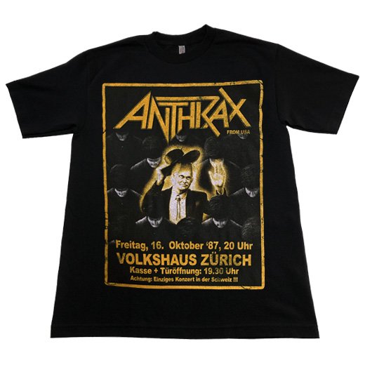 【即納商品】Anthrax / アンスラックス - Among The Living 2. Tシャツ（Lサイズ）