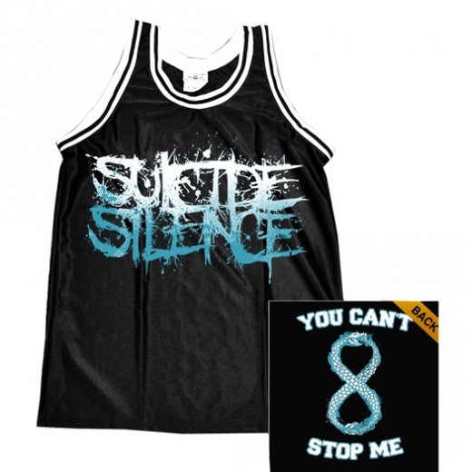 【即納商品】Suicide Silence / スーサイド・サイレンス - You Can't Stop Me. バスケシャツ (Sサイズ)