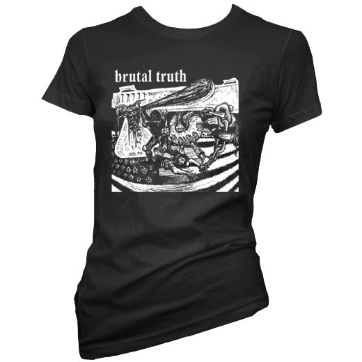 【お取寄せ】Brutal Truth / ブルータル・トゥルース - Kill Pig. レディースTシャツ