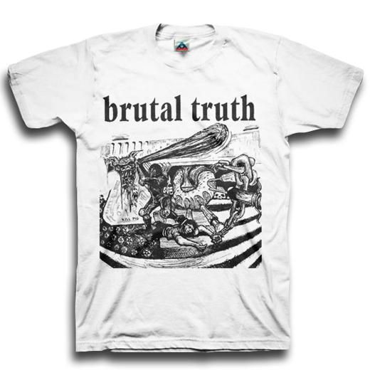 ڤ󤻡Brutal Truth / ֥롼롦ȥ롼 - Kill Pig (White). T