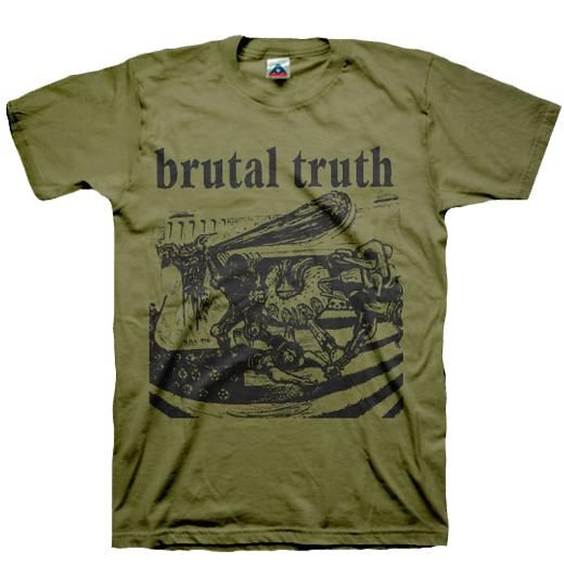 ڤ󤻡Brutal Truth / ֥롼롦ȥ롼 - Kill Pig (Olive). T